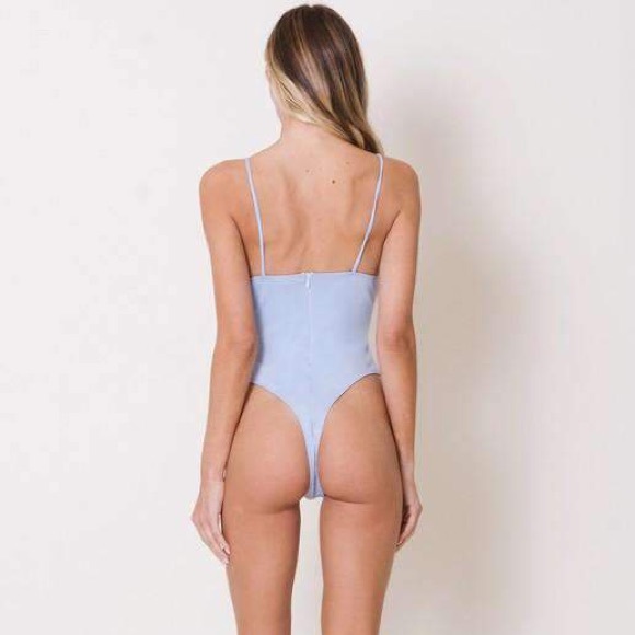 Lux Los Angelas Lavender Purple Tank Bodysuit - Picture 2 of 2